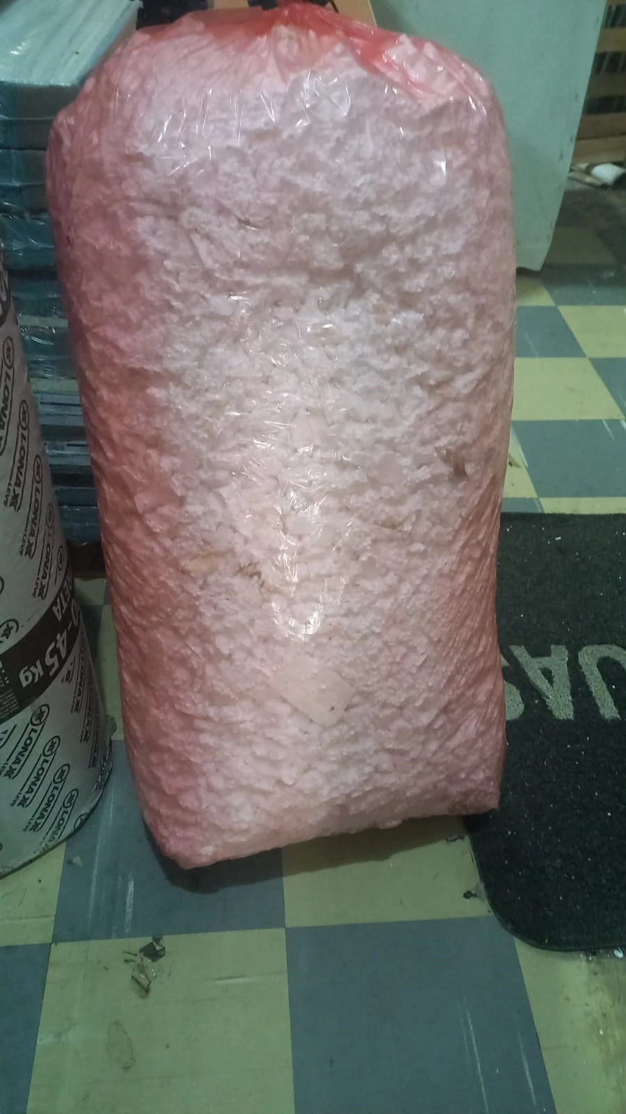 flocos de isopor